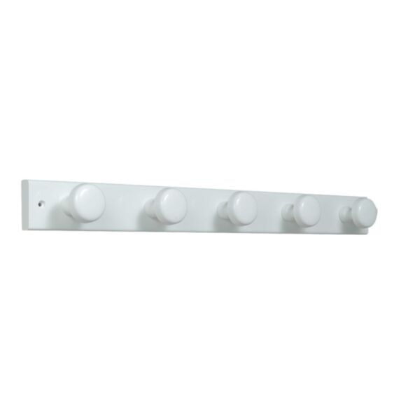 Portemanteau 5 patères à fixer Alfa Bois Blanc