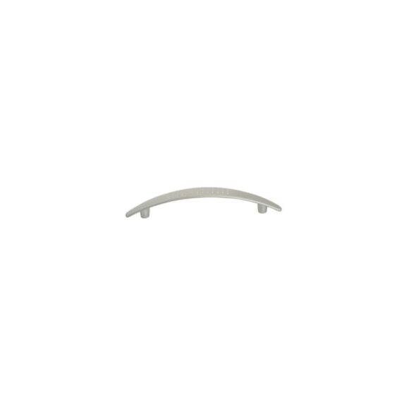 Poignée de meuble contemporain zamak chrome mat L128 - BAR PLUS
