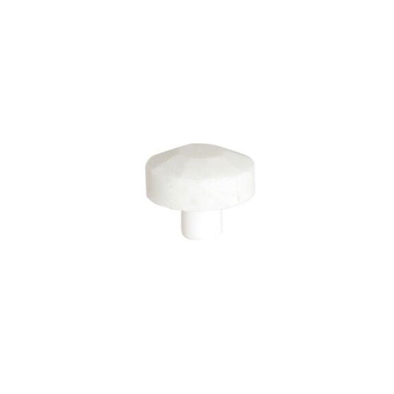 Bouton meuble blanc pierre 38x38x28 - BAR PLUS