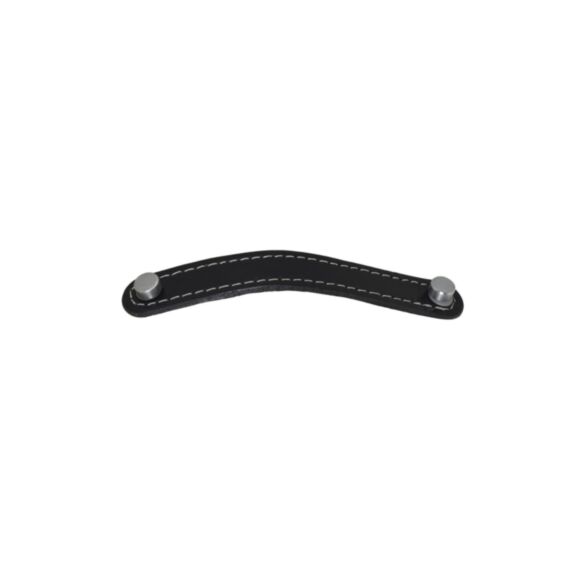 Poignée meuble cuir noir 140x20x2mm - BAR PLUS