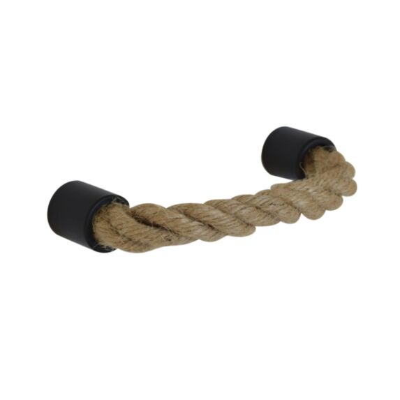 Poignée de meuble corde beige 11cm - BAR PLUS