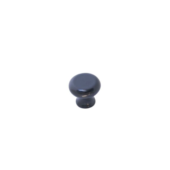 Bouton de meuble plastique Ø32x28mm noir x6 - BAR PLUS