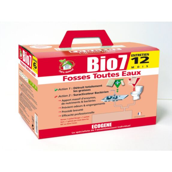 bio7 entretien fosses toutes eaux 1an - ECOGENE