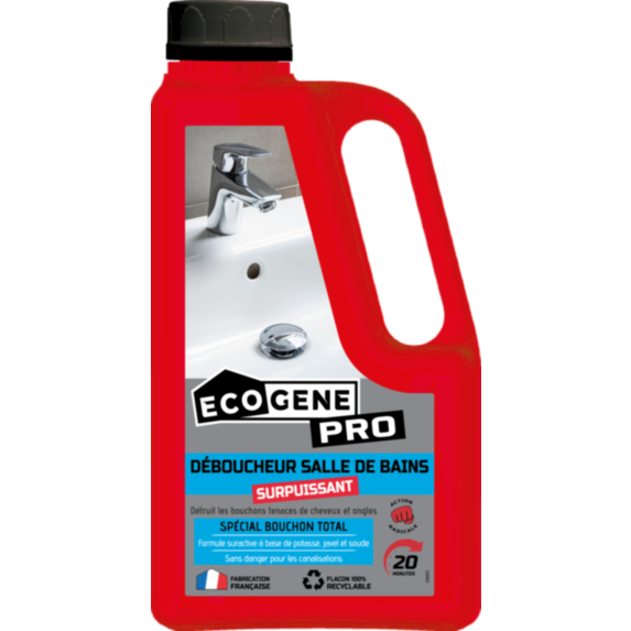 Déboucheur salle de bains Débouch'vite 1L - ECOGENE