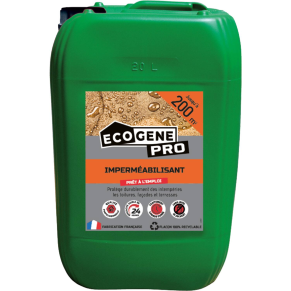 Imperméabilisant prêt à l'emploi 200m² 20L - ECOGENE PRO