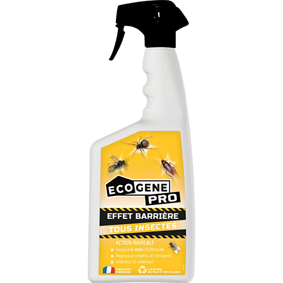 Spray barrière insectes volants et rampants 1L