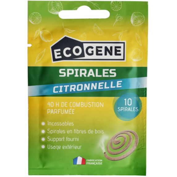 Spirales à la citronnelle - ECOGENE
