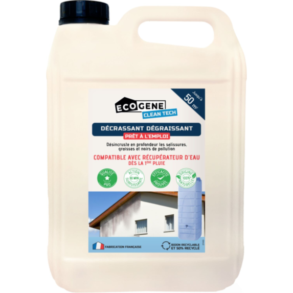 Décrassant dégraissant pae 50 m² ECOGENE clean t 5l