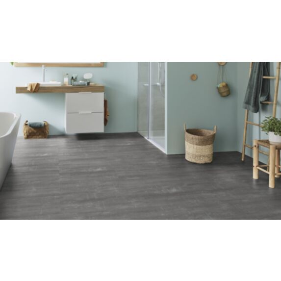 Dalles à clipser Starfloor Click Resist Acoustic 55 Composite Cool Grey 32x64cm