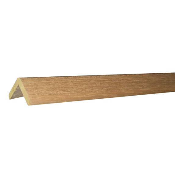 Angle arrondi bois exotique blanc non traité 15mmx15mm 2m40 50 longueurs - SOTRINBOIS