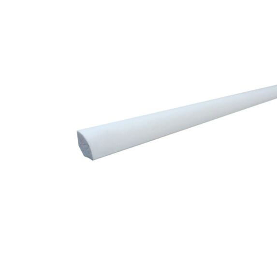 Quart de rond PVC blanc 15x2600mm -
