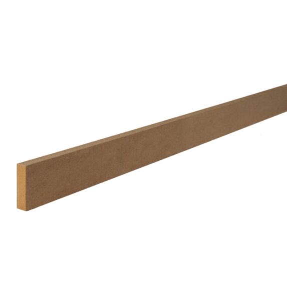 Tasseau bois MDF 1x4cm L.2,44m