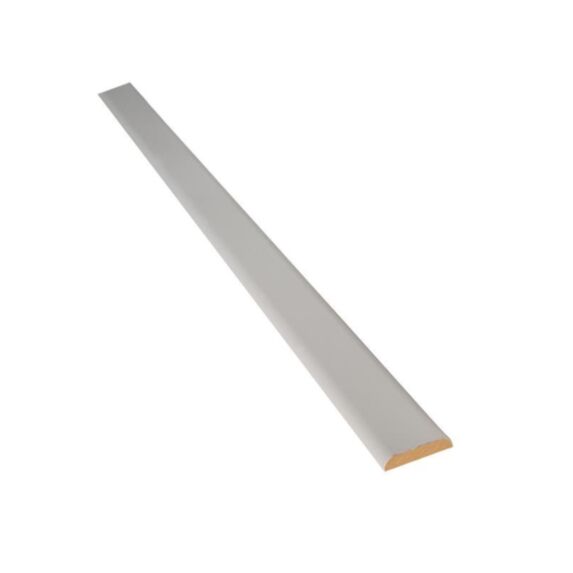 Chant plat 4 x 28 mm prépeint blanc Longueur 2,44m