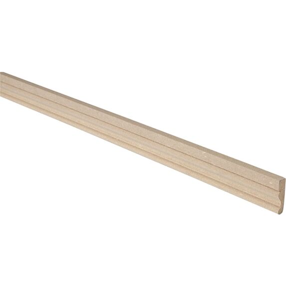 Chambranle Classique Louis XVI Prépeint Blanc 10x38mm L.2,44m