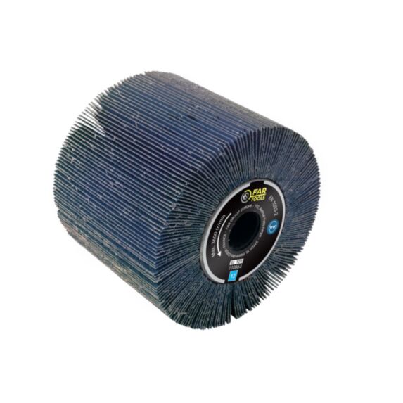 Brosse à lamelles abrasives A120 Ø120mm/L100mm