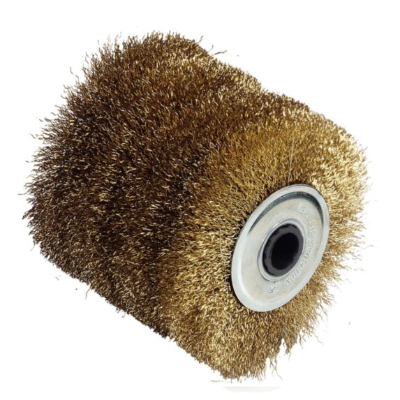 Brosse fil laitonnée 0,3mm pour rénovateur REX120C et XL - FARGROUP