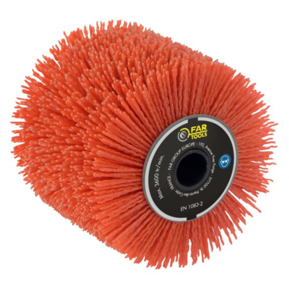 Brosse nylon enrobé abrasif pour REX120C et XL - FARGROUP