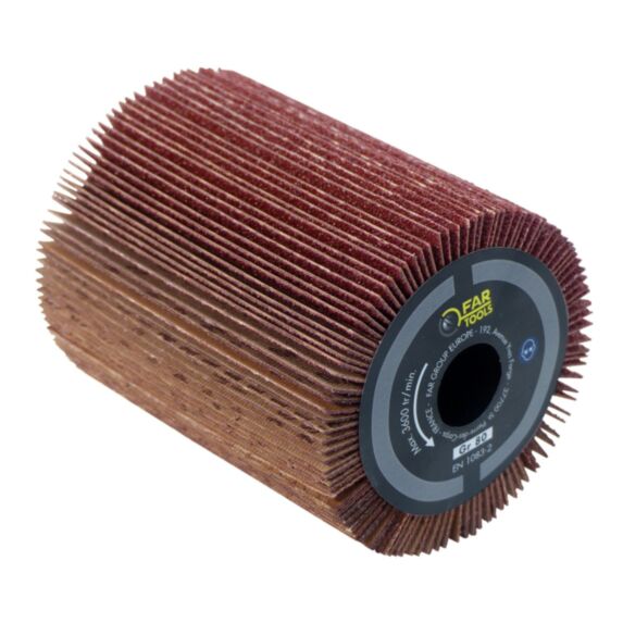 Brosse à lamelles abrasives