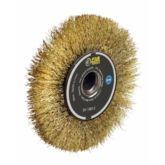 Brosse fil laitonnée