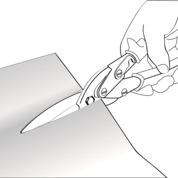 Cisaille coupe droite à tôle - FARTOOLS