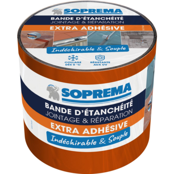 Bande étanchéité extra terre cuite 10x0,10m - SOPREMA
