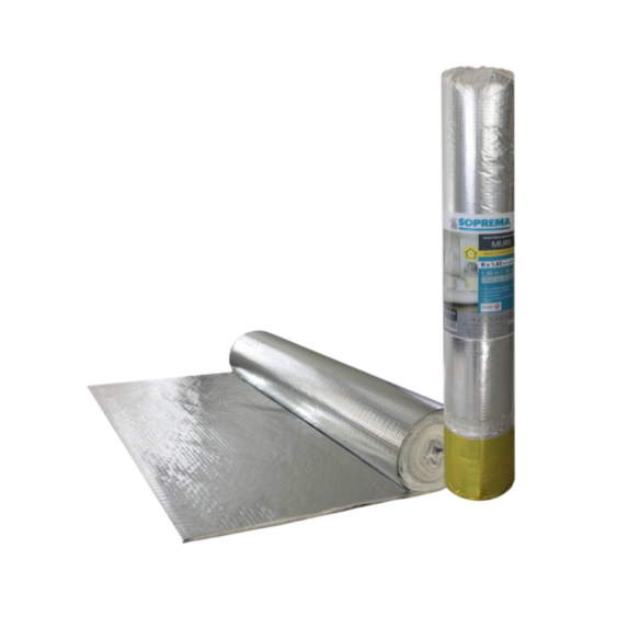 Isolant mince Mur Confort 1,5x10m Ep,30mm R=1,82 - SOPREMA®
