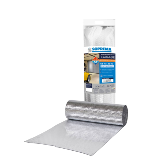 Kit d'isolation pour porte garage 0,6x10m ép.3mm - SOPREMA