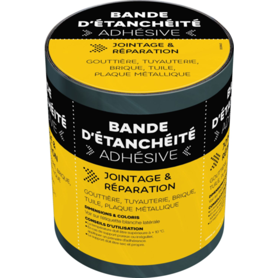 Bande étanchéité auto ardoise 5x0,15m - SOPREMA