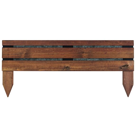 Bordure à Planter Lign-Z L100xH.23/43cm Teintée Marron - CERLAND