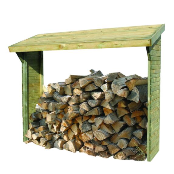 Abri bûches OLBIA 220x50xH.183cm 2 stères - CERLAND