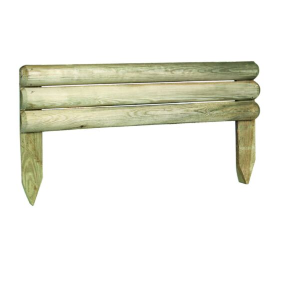 Bordure à planter demi- rondin 55xH.15/30cm - CERLAND
