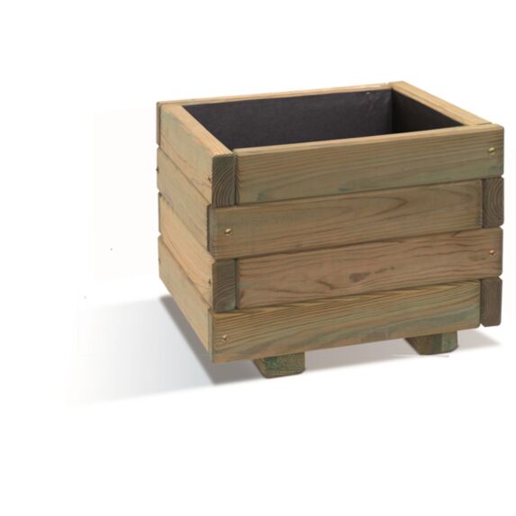 Bac à Fleurs Bois First 40x40xH.26.5cm - CERLAND