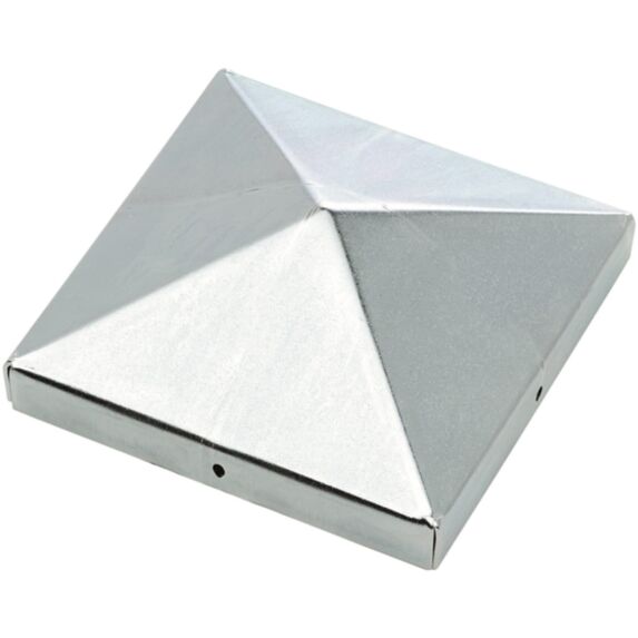 Chapeau pyramide métal 9 cm pour poteau - KORDO