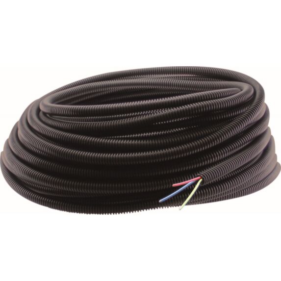 Gaine noir icta préfilée 16g 3x1,5 25m