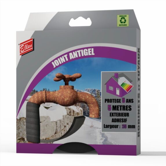 Joint en mousse polyuréthane Noir 5M