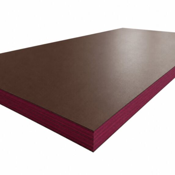 CP Filmé Prédécoupé 83,33x62,5cm ép.18mm brun - AJ TIMBER