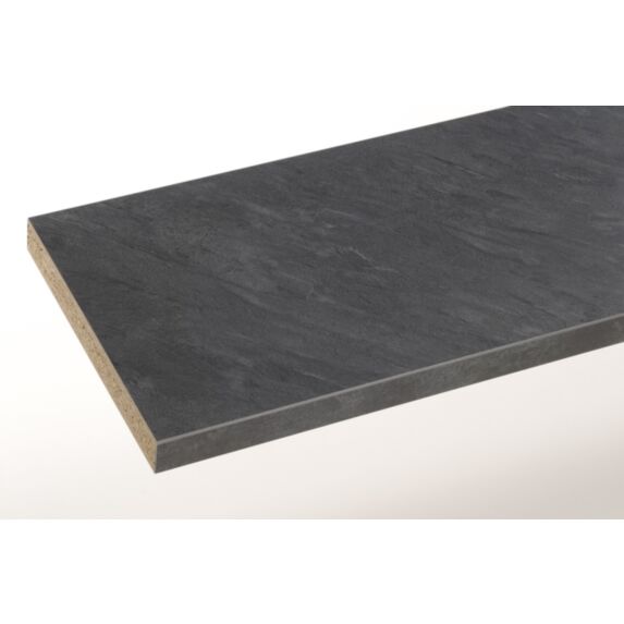 Plan stratifié 275 x 64 x 38 mm couleur ardoise - ACTIBOIS