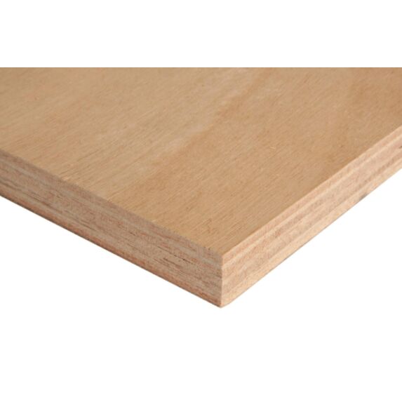 Panneau de bois contreplaqué Okoumé Marine 250x122x0,9cm