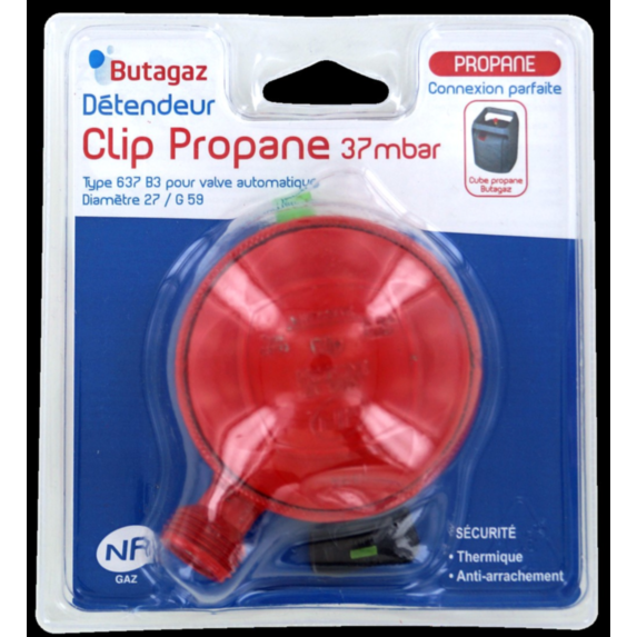 Détendeur clip Propane 37 mbar - COMAP