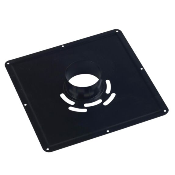 Plaque de propreté flexible 30x30cm inox ∅80mm - TEN