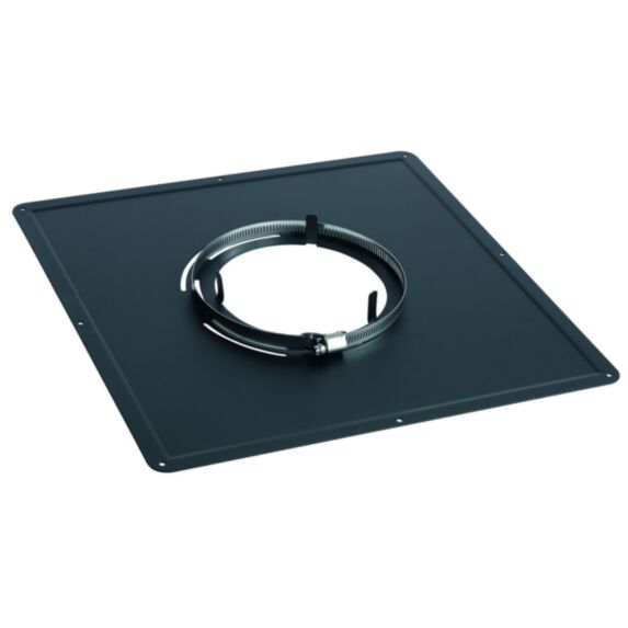 Plaque de propreté flexible inox ∅155mm 40x40cm - TEN