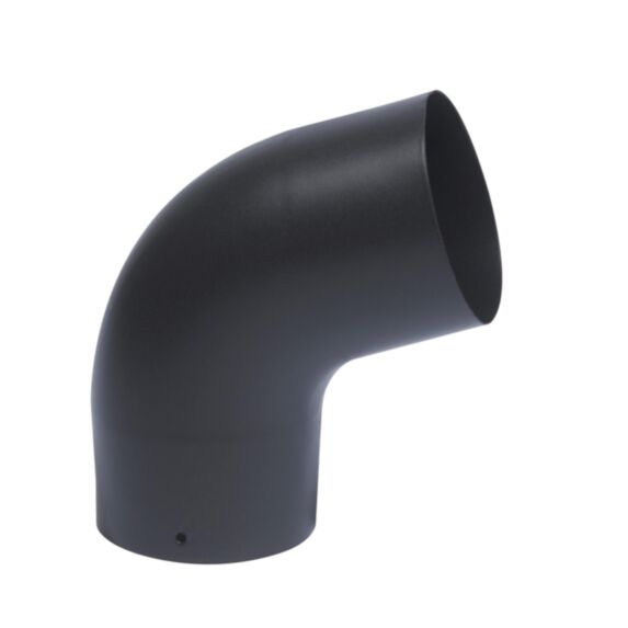 Coude 45° émail noir mat ∅125mm - TEN