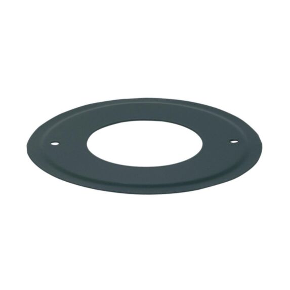 Rosace poêle à pellet en émail noir mat 80mm - TEN