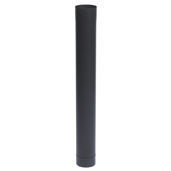 Conduit 1000mm émail noir mat Ø139mm - TEN