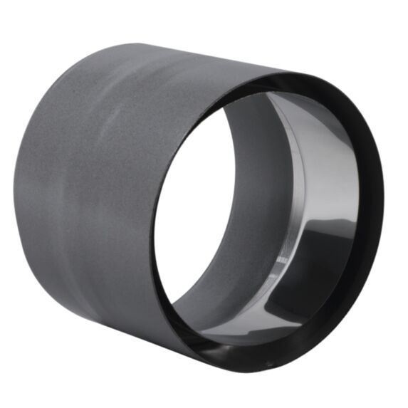 Raccord anti-bistre émail noir mat Ø150mm - TEN
