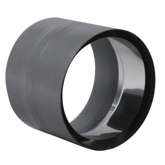 Raccord anti-bistre émail noir mat Ø139mm - TEN
