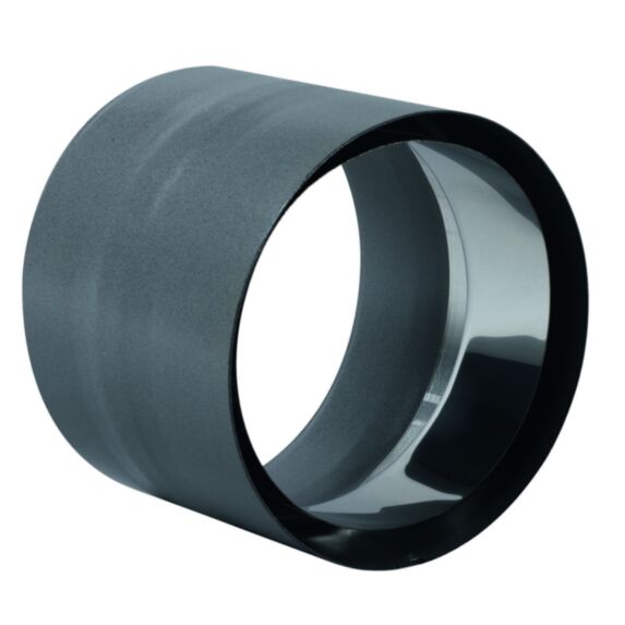 Tuyau anti-bistre émail noir mat 153mm - TEN