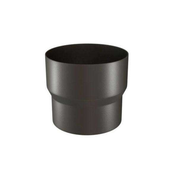 Réduction émail noir mat Ø150Fx80m
