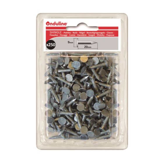 POINTES POUR BARDEAUX BITUMES - BARDOLINE - Couverture et bardage de petits abris de jardin - ONDULINE