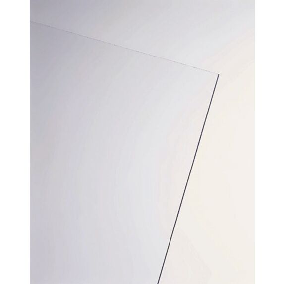 VERRE SYNTHETIQUE ACRYLIQUE LISSE TRANSPARENT - 2 MM. - 1 x 1 M. - PLAQUE DE VERRE SYNTHETIQUE EN ACRYLIQUE POUR L'EXTERIEUR - ONDULINE